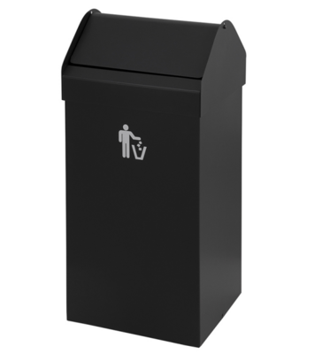 Tilting Lid Waste Bin with Epoxy Paint